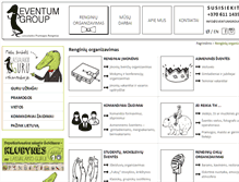 Tablet Screenshot of eventumgroup.lt